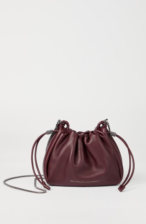 Brunello Cucinelli Soft Leather Mini Mellow Bucket Bag