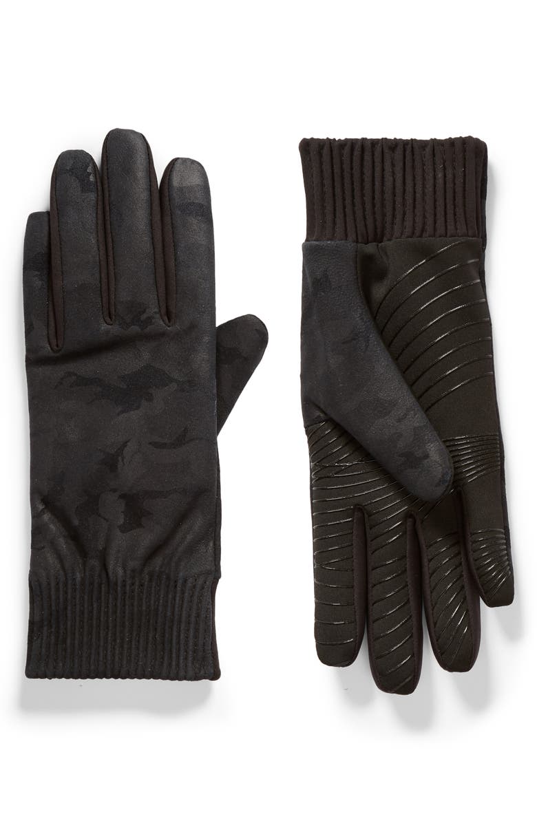 U|R Leather Touchscreen Compatible Gloves, Main, color,