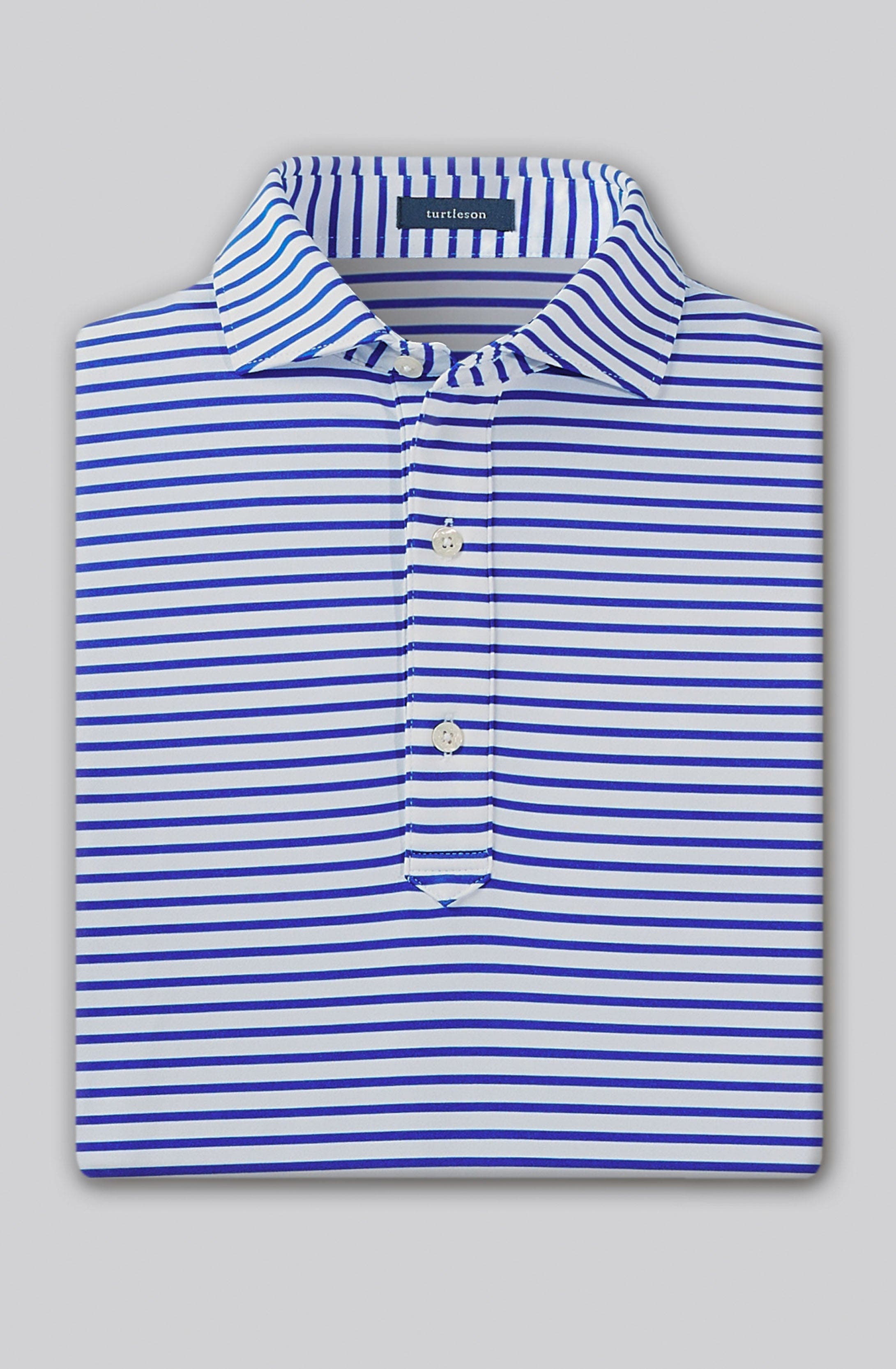 Gus Stripe Performance Polo - image 3