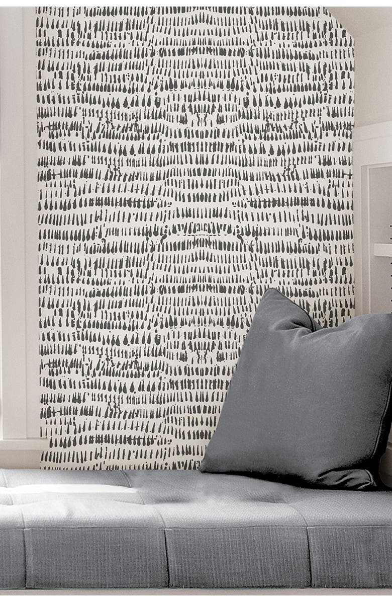 Wallpops Kylver Peel and Stick Wallpaper, Alternate, color, Grey