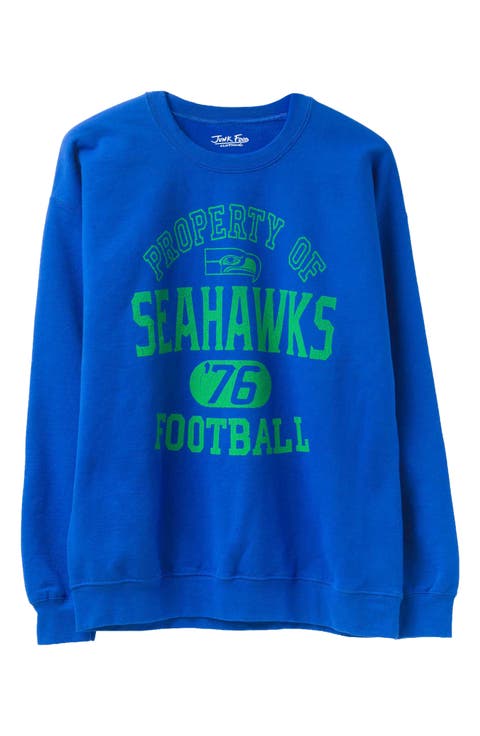 Seattle Seahawks Property of Flea Market Crewneck Sweatshirt