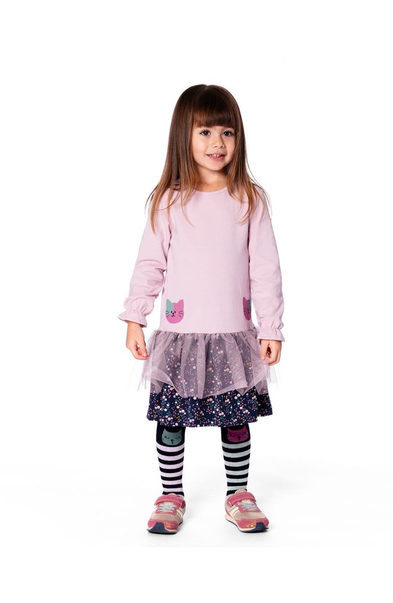 Deux par Deux Knit Tights, Main, color, Dark Blue