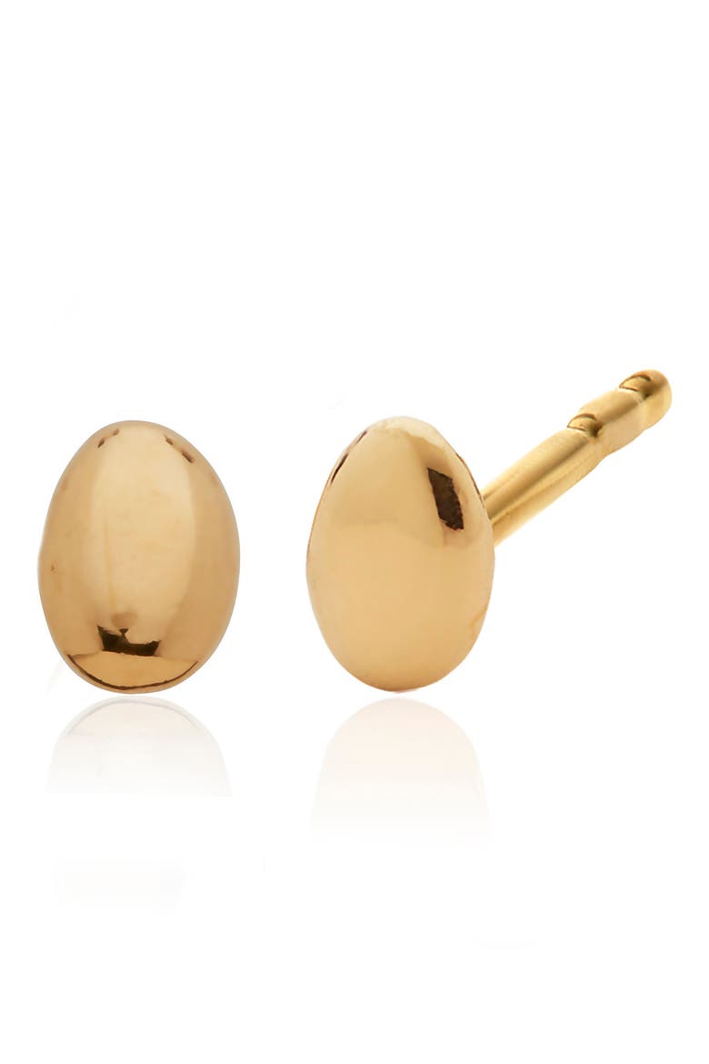 Nura Mini Nugget Stud Earrings, Main, color, 18CT GOLD VERMEIL ON SS