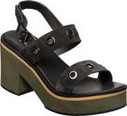 ANTELOPE Inez Grommet Platform Slingback Sandal