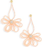 NATASHA Beaded Flower Drop Earrings
