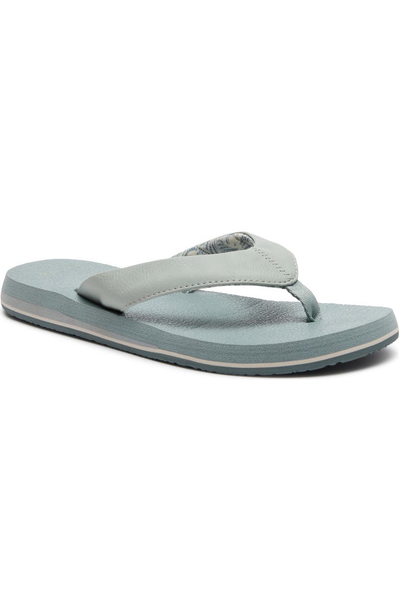 Sanuk Yoga Mat II Flip Flop, Main, color, Blue Sage