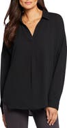 NYDJ Becky Recycled Polyester Georgette Blouse