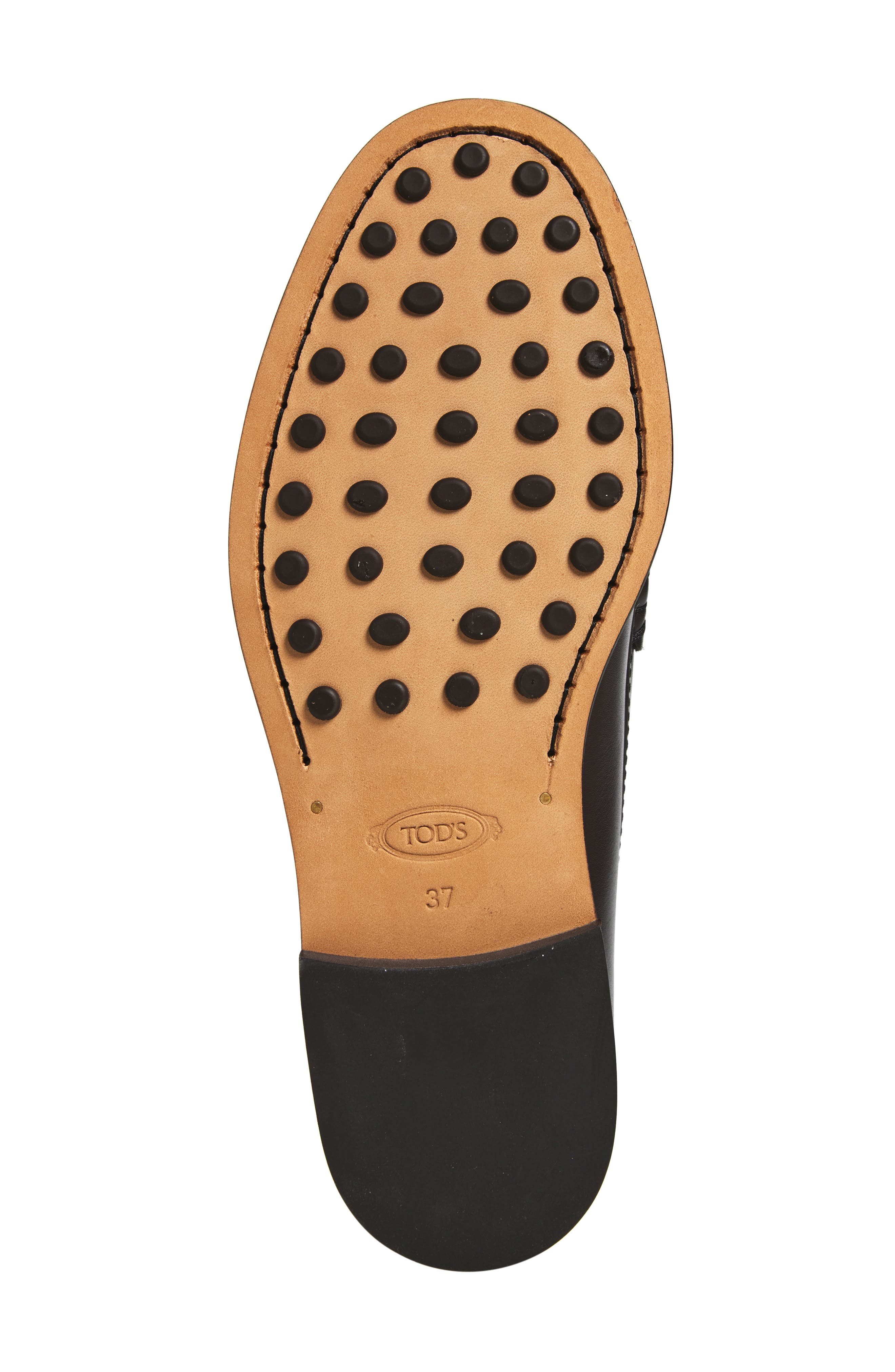 Tod
s Mixed Media Loafer, Alternate, color, Palissandro