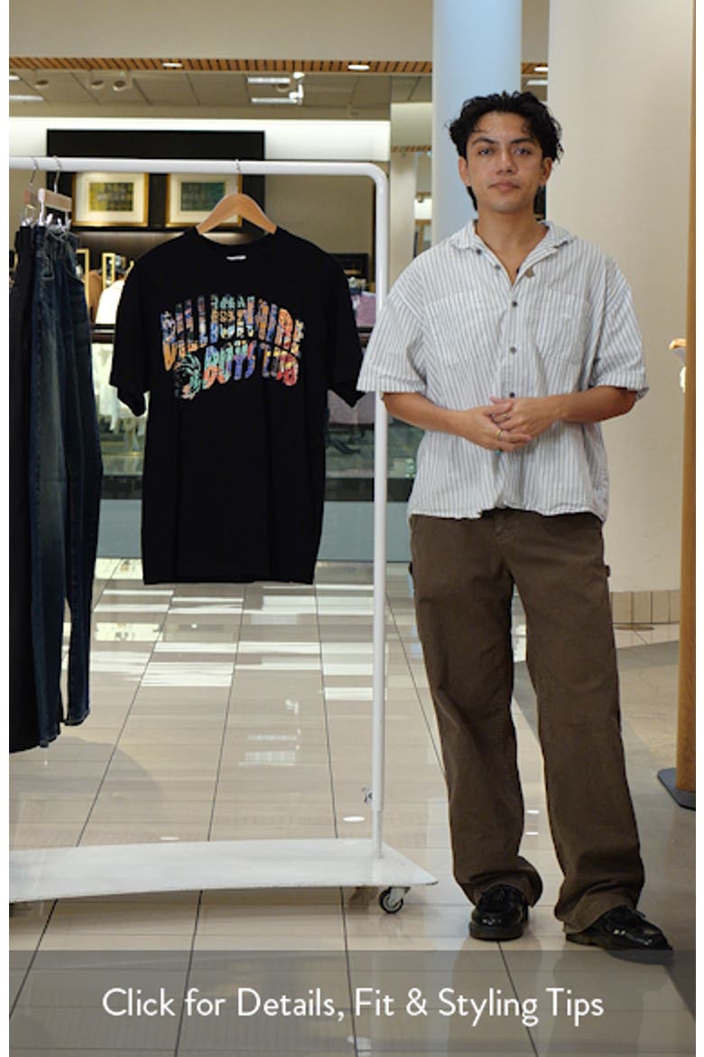 Curve Logo Cotton Graphic T-Shirt video