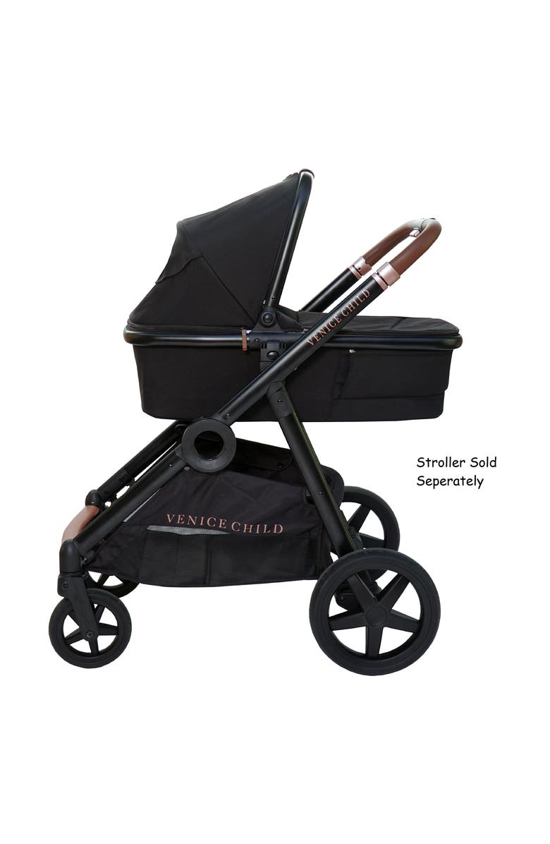 Venice Child Ventura Bassinet, Alternate, color, Midnight Black