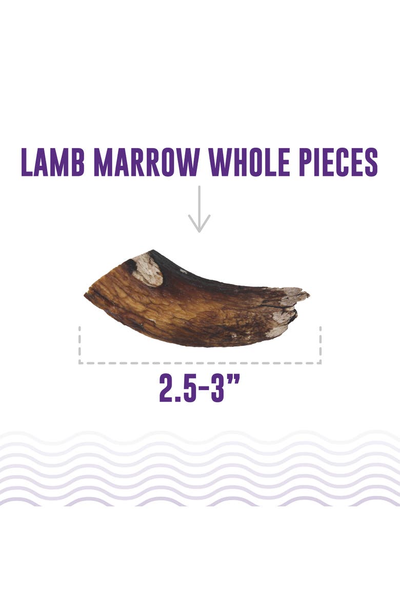 ICELANDIC+ Lamb Marrow Whole Pieces 4 oz Bag, Alternate, color, Multicolored