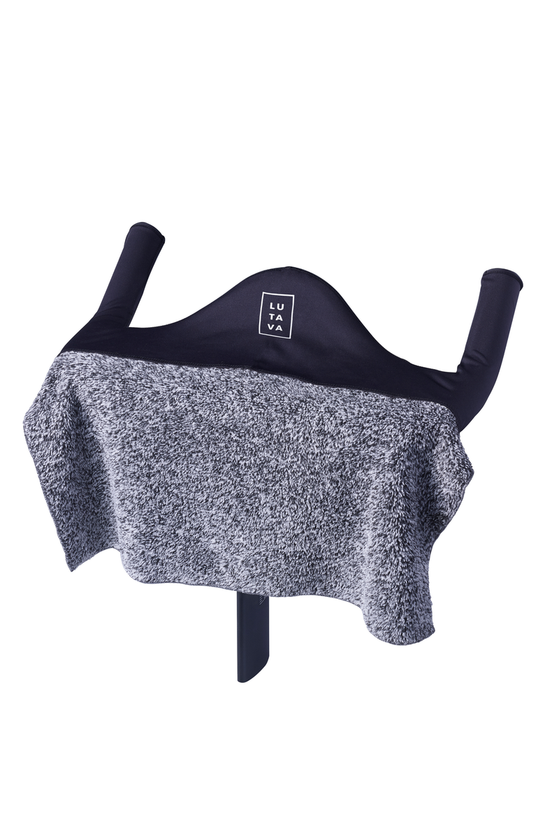 Lutava Antimicrobial Peloton Handle Cover, Main, color, Black/Charcoal