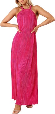Petal 
Pup Melody Plissé Maxi Dress