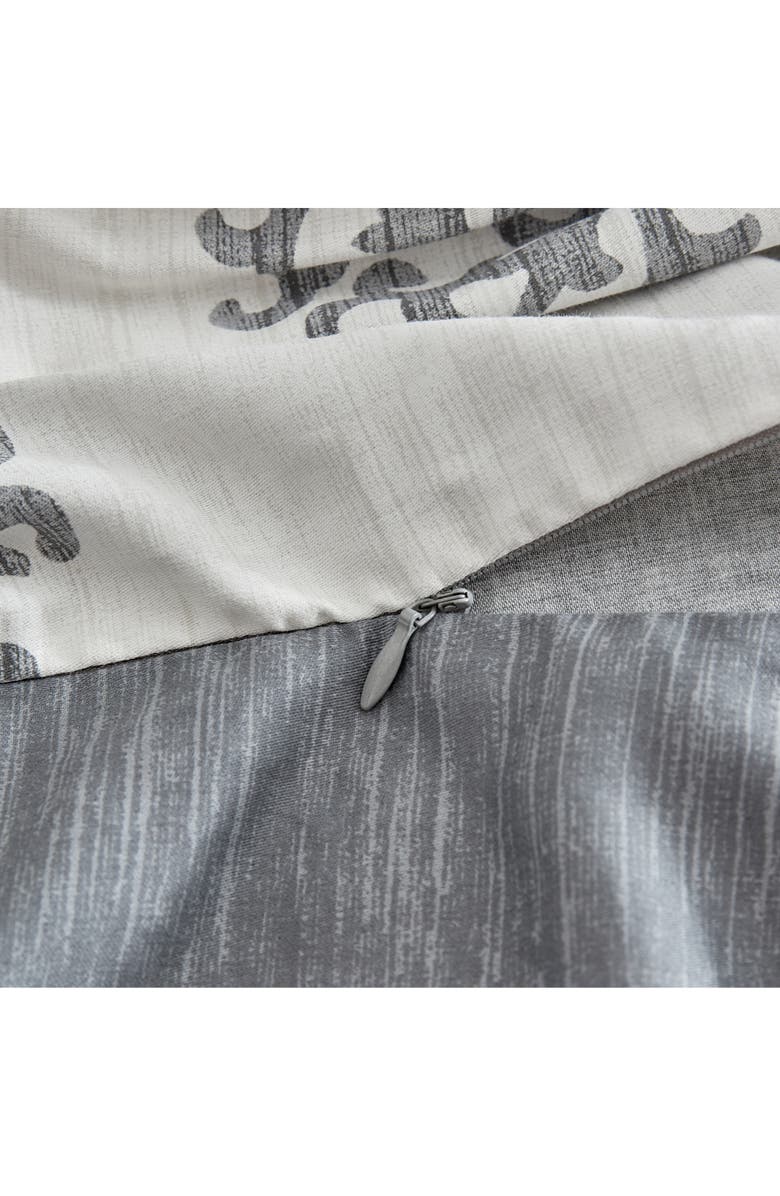 STONE COTTAGE Bristol Cotton Sateen Duvet & Sham Set, Alternate, color, Grey