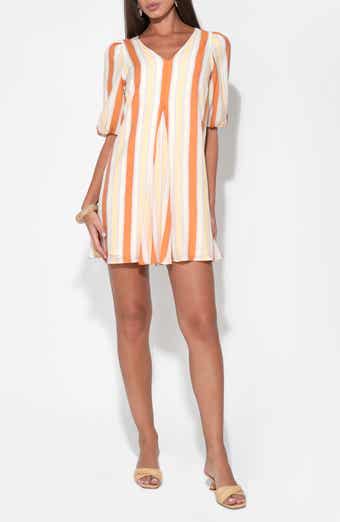 Julianna Stripe Long Sleeve Minidress