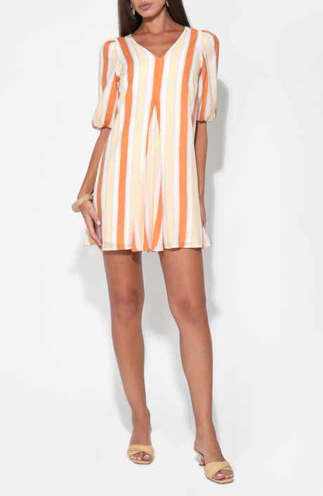 Julianna Stripe Long Sleeve Minidress