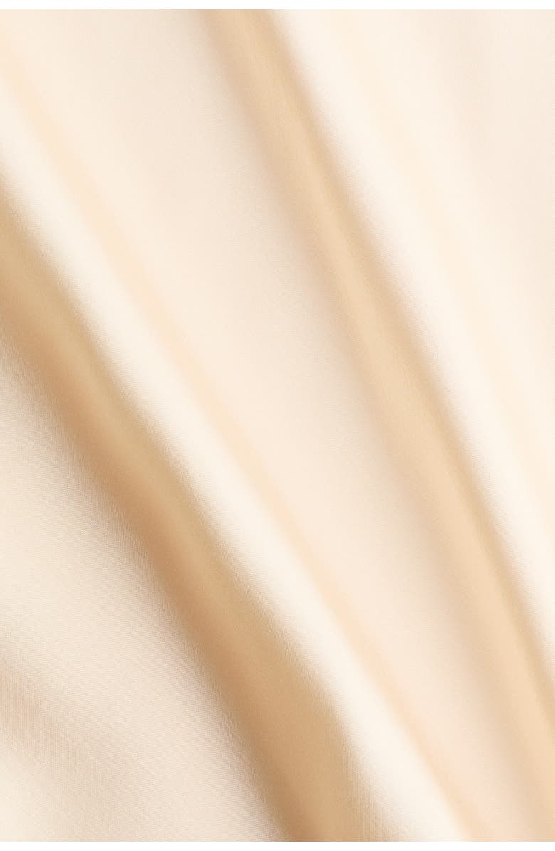 H&M Viscose-blend Slip Skirt, Alternate, color, Light Beige