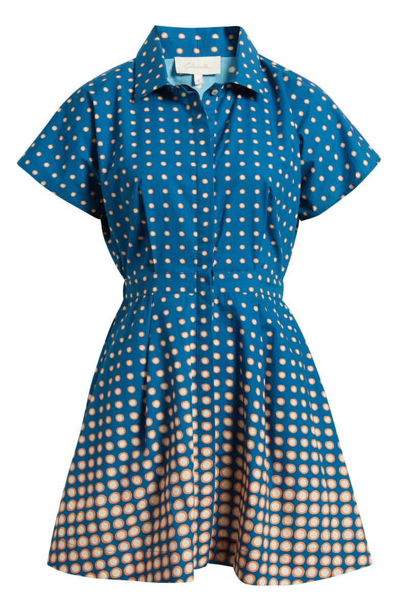 Cleobella Nicoletta Mini Shirtdress, Alternate, color, Matera Print