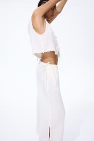 H&M Drawstring-detail Muslin Trousers
