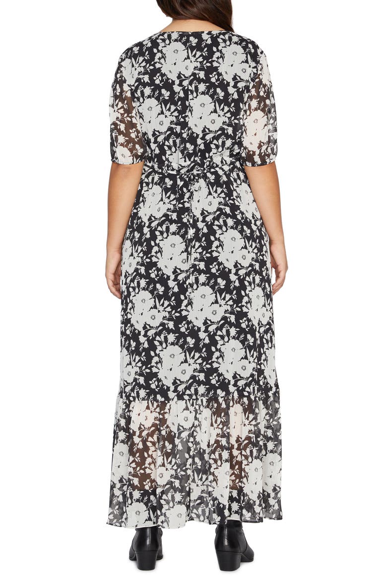 Florence Floral Maxi Dress, Alternate, color, SHADOW BLOOM