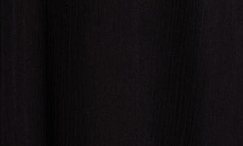Elan Tie Front Cover-up Maxi Dress In Black