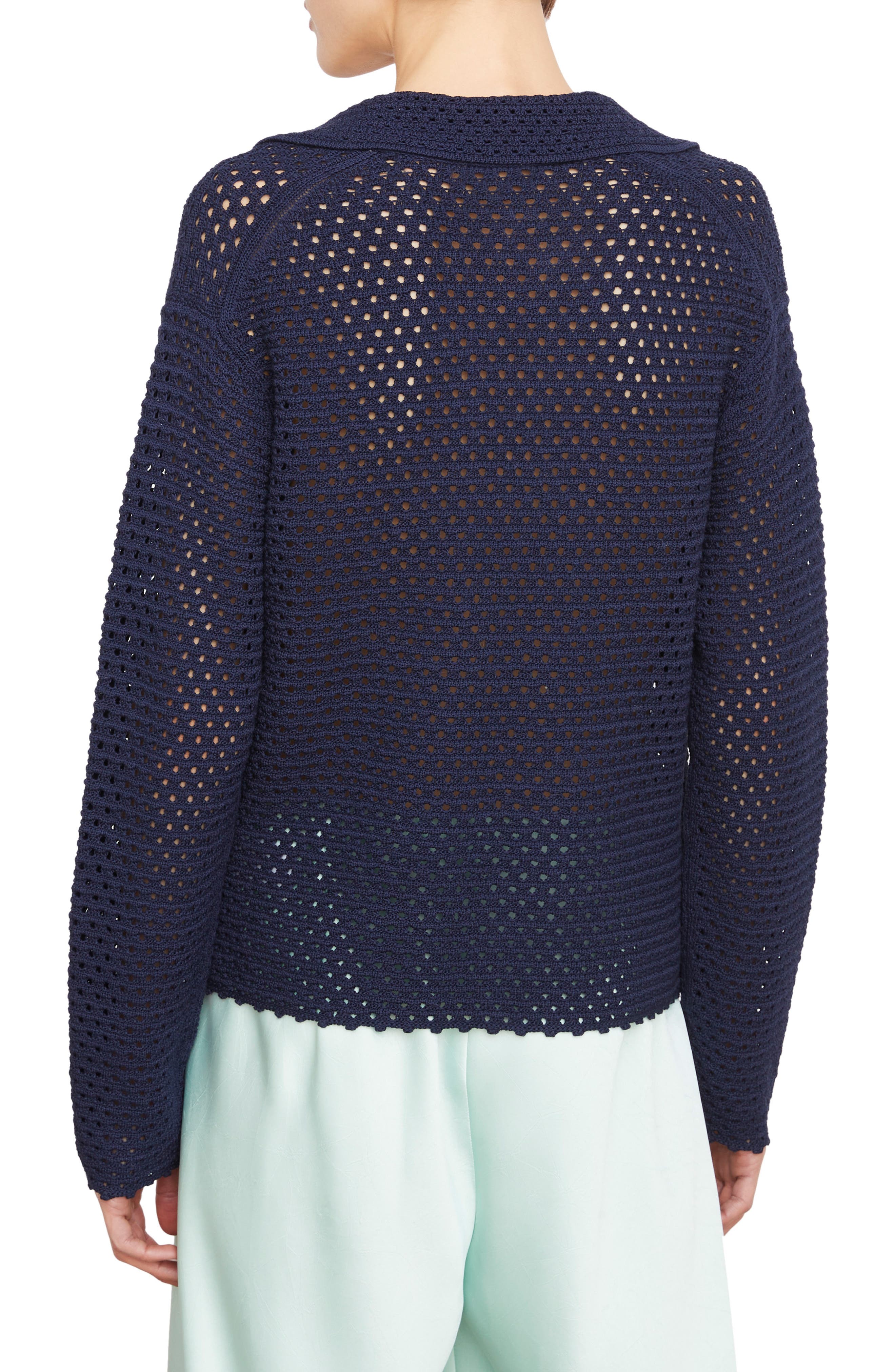 Baja Textured Cotton Sweater - image 2