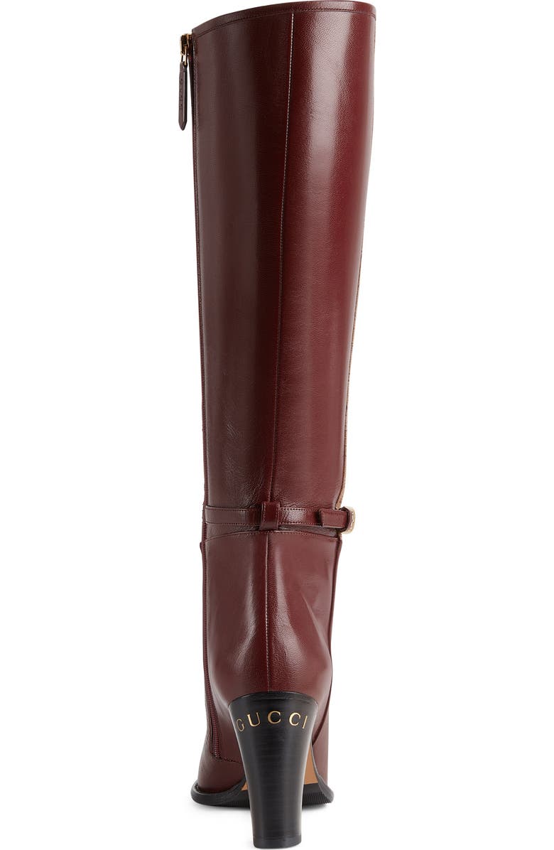Gucci Finn Mixed Media Tall Boot, Alternate, color,