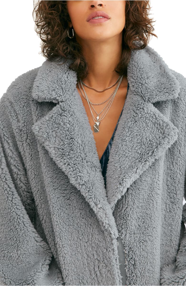 Free People Tessa Teddy Coat, Alternate, color,