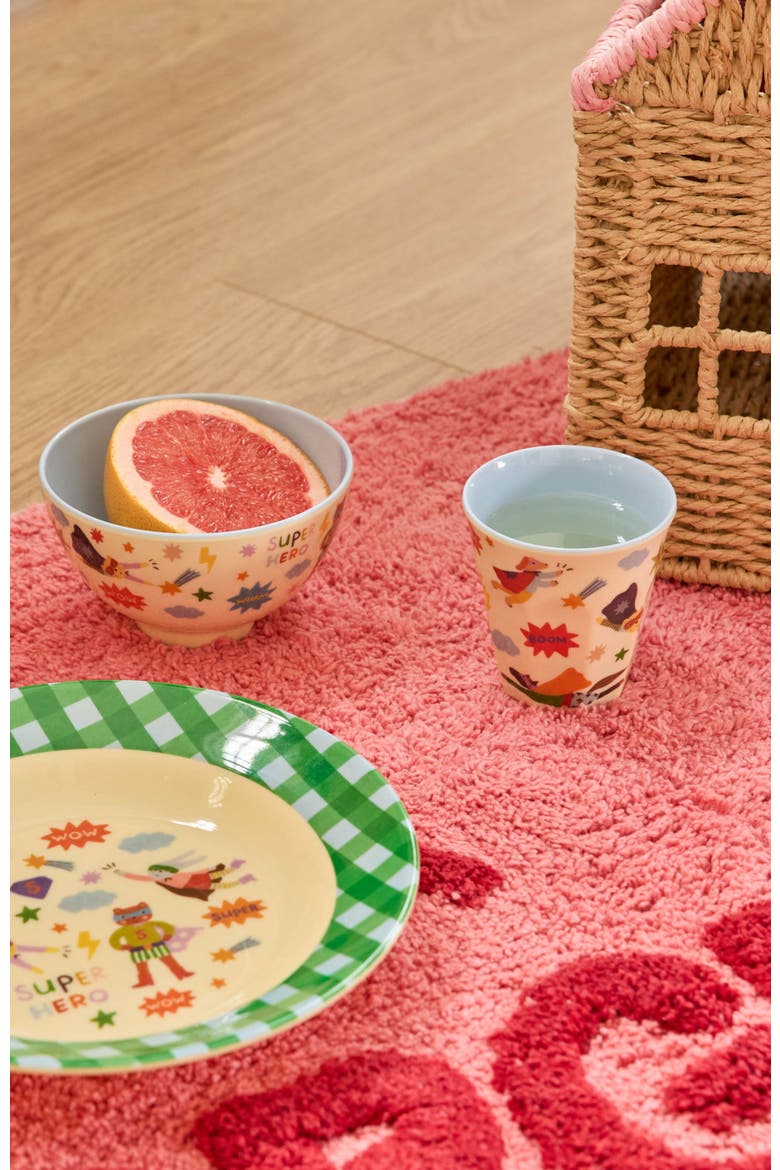 Melamine Kids Cup Hero, Alternate, color, Soft Blue