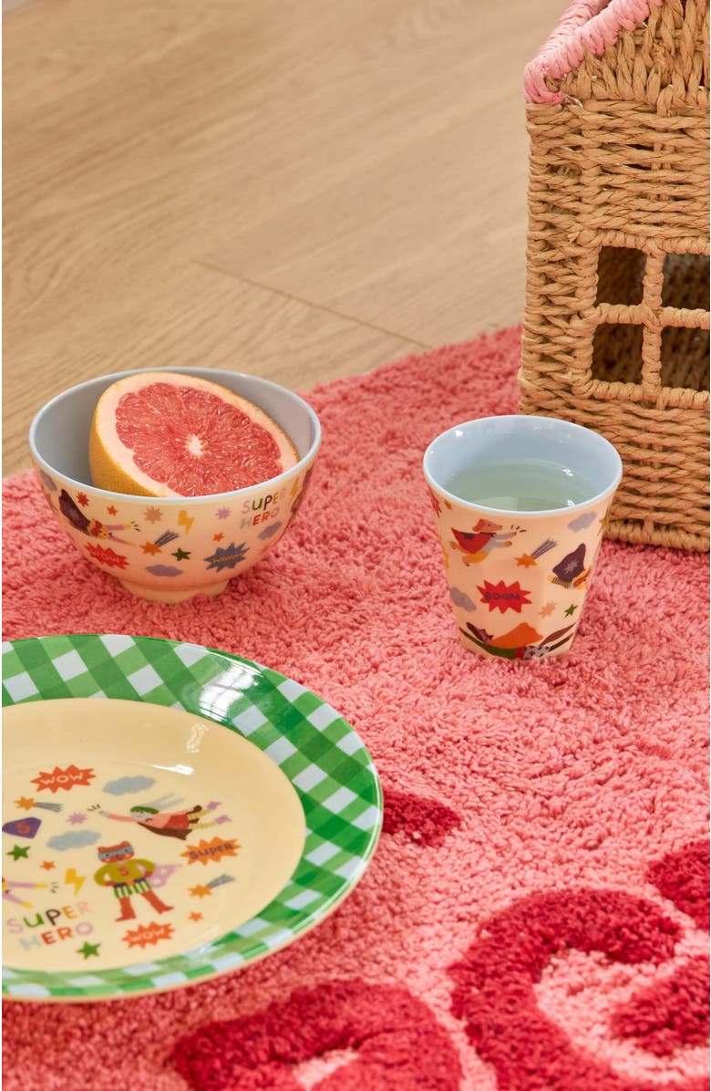 10004222 Melamine Kids Cup Hero, Alternate, color, Soft Blue