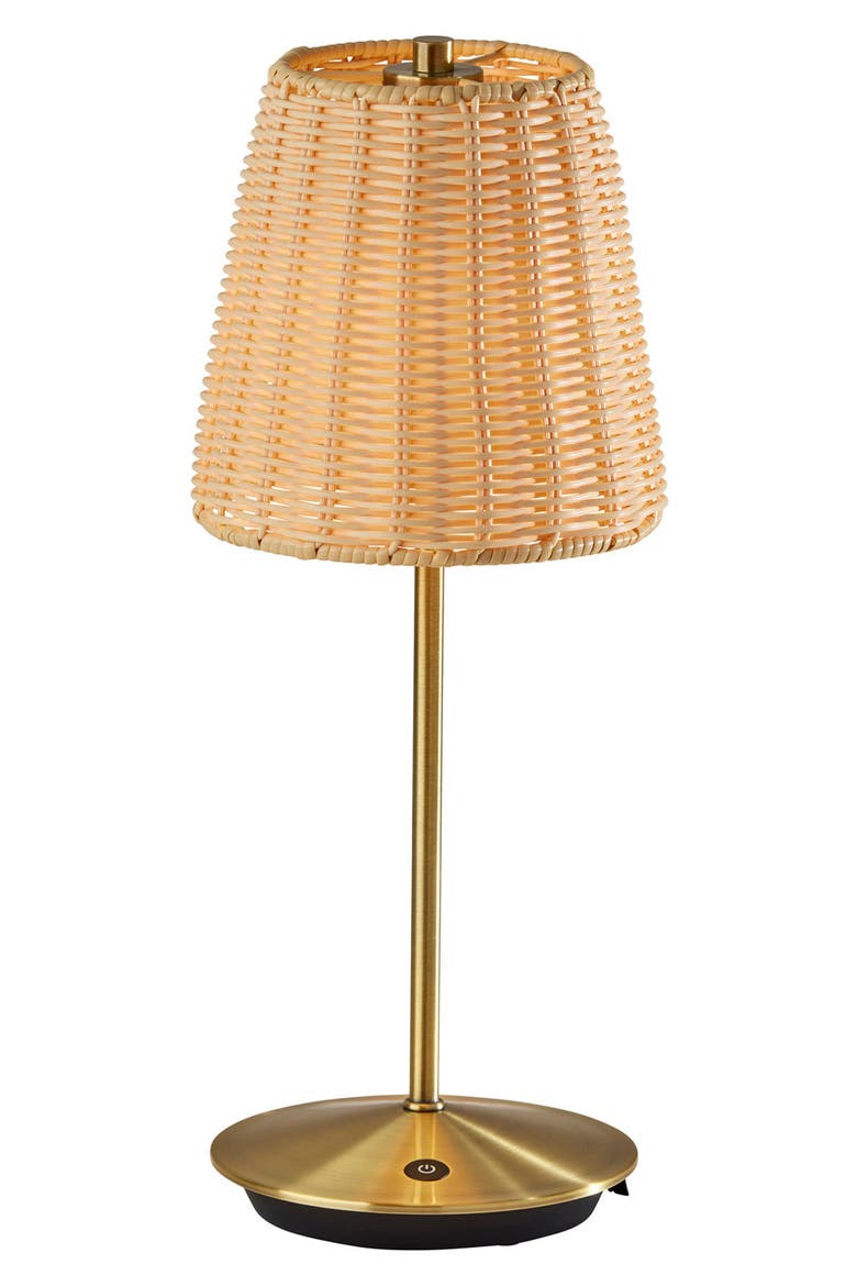 Andy Cordless LED Lamp, Main, color, ANTIQUE BRASS