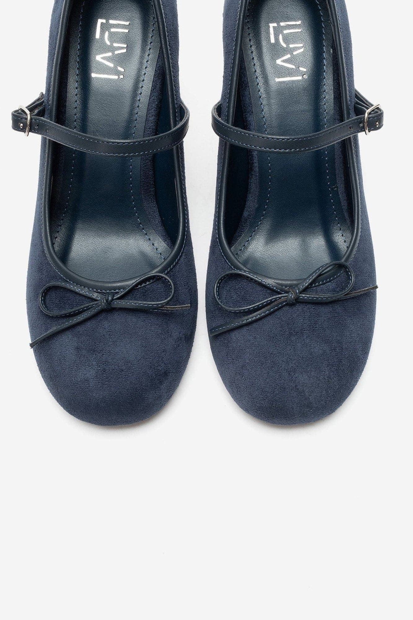 Acland Bow Stiletto Pump, Alternate, color, Navy Suede