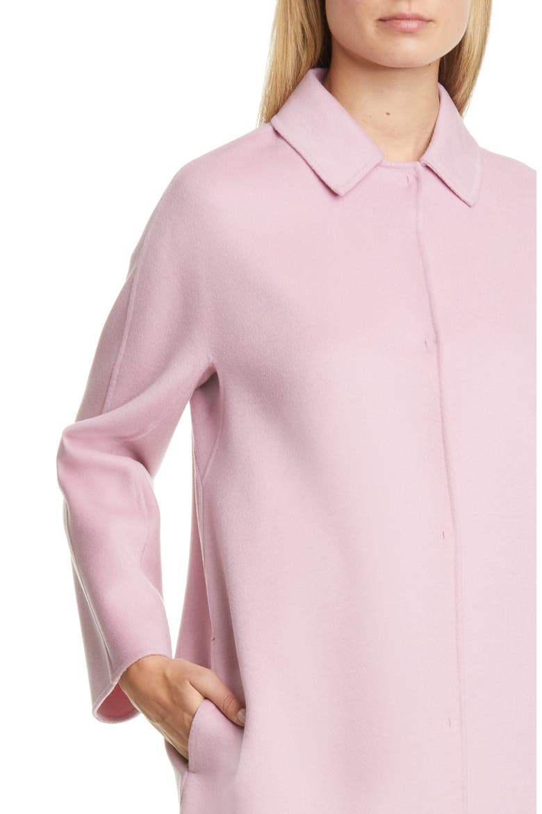 Capua Wool Blend Car Coat, Alternate, color, PINK