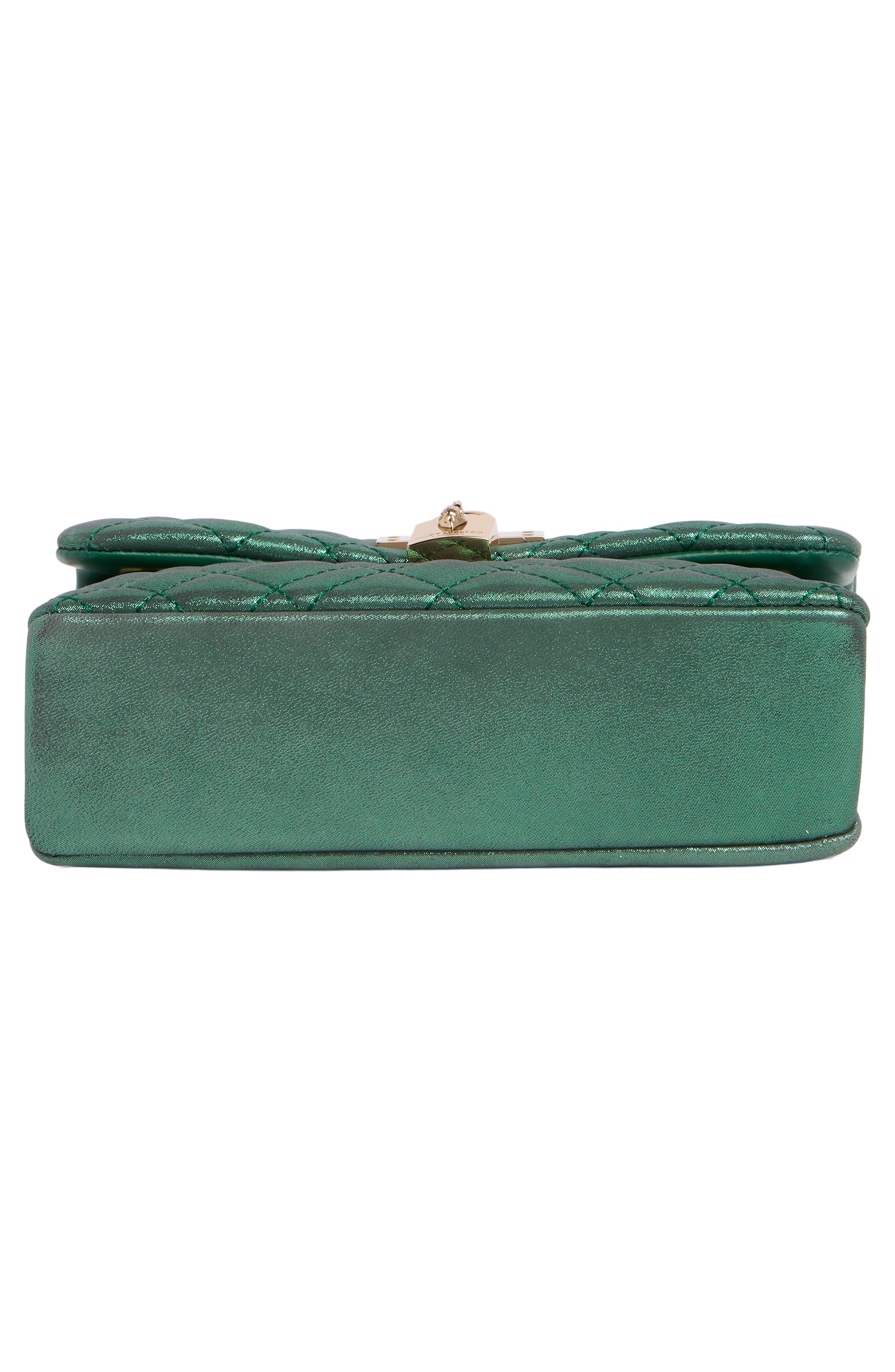 Kurt Geiger London Mini Brixton Bag, Alternate, color, Dark Green-Suede