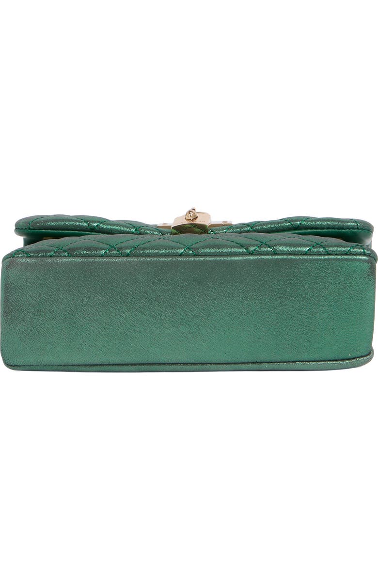 Kurt Geiger London Mini Brixton Bag, Alternate, color, Dark Green-Suede