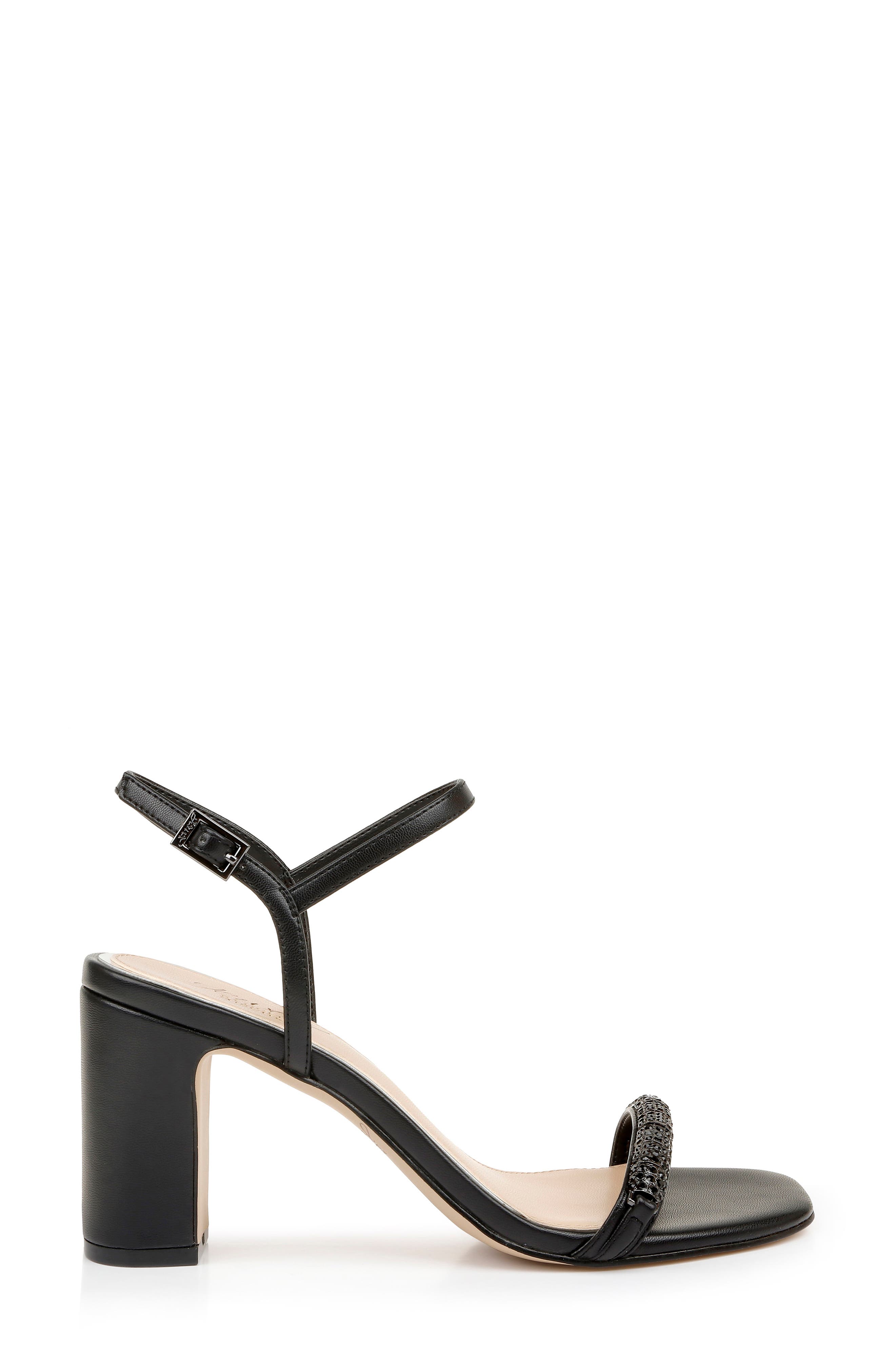 Jewel Badgley Mischka Charlee Block Heel Sandal, Alternate, color, 