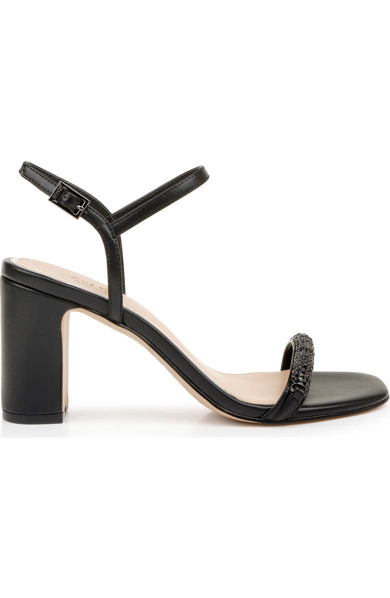Jewel Badgley Mischka Charlee Block Heel Sandal, Alternate, color,