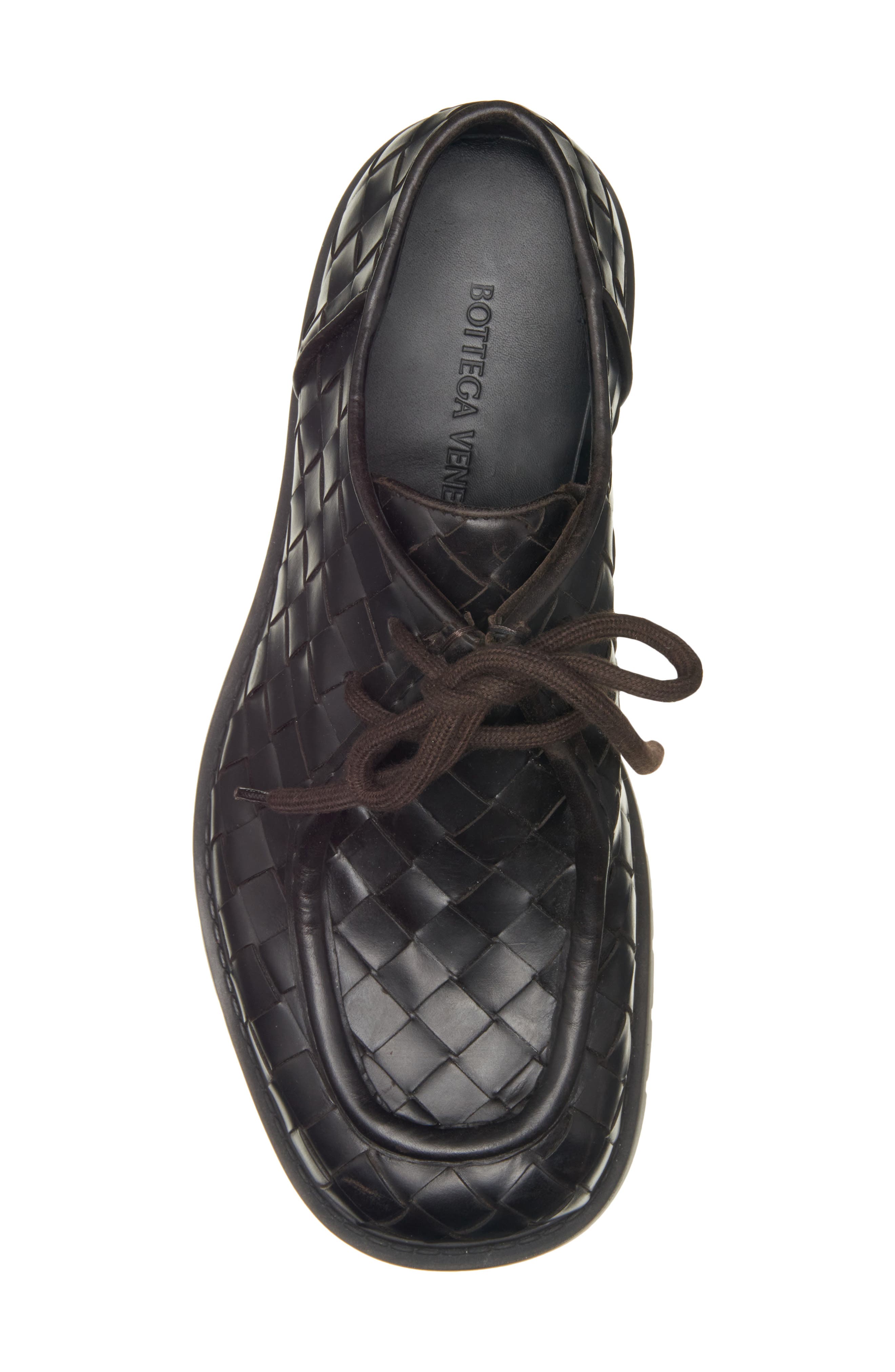 Bottega Veneta Haddock Intrecciato Derby, Alternate, color, 2113 Fondant