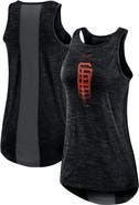 Nike Women's Nike Black San Francisco Giants Logo Fade High Neck Performance Tank Top