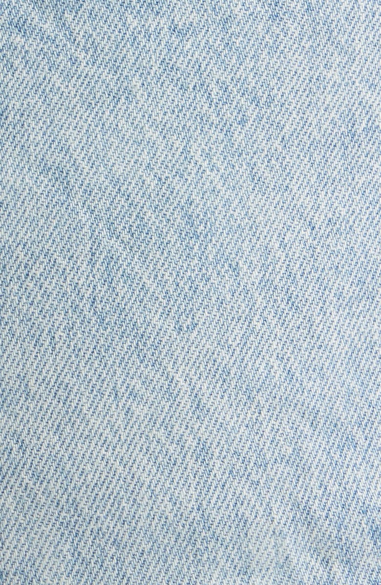 PacSun Chaya Mid Rise Denim Miniskirt, Alternate, color, Light Indigo