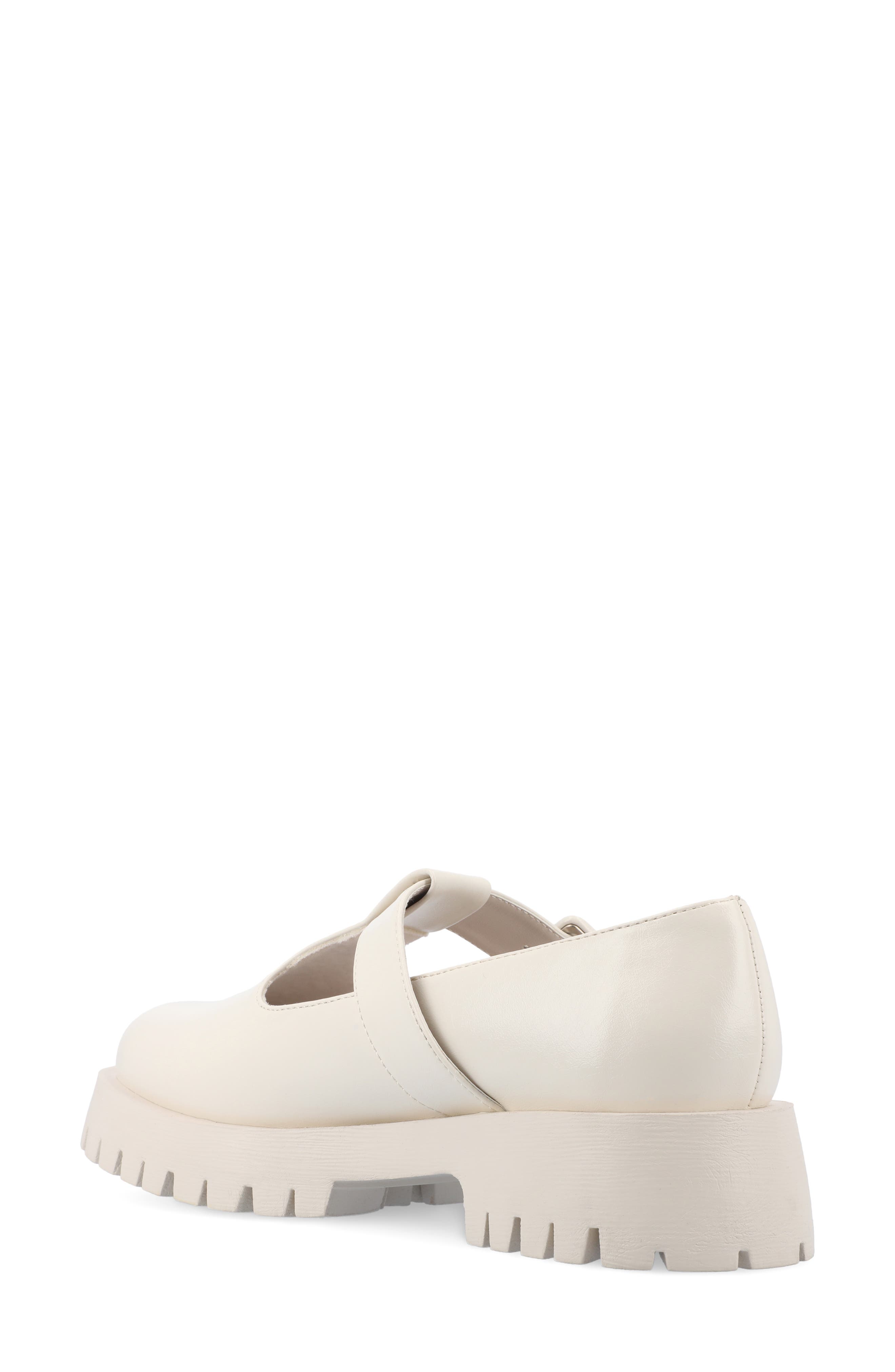 Journee Collection Suvi Mary Jane Loafer, Alternate, color, Bone