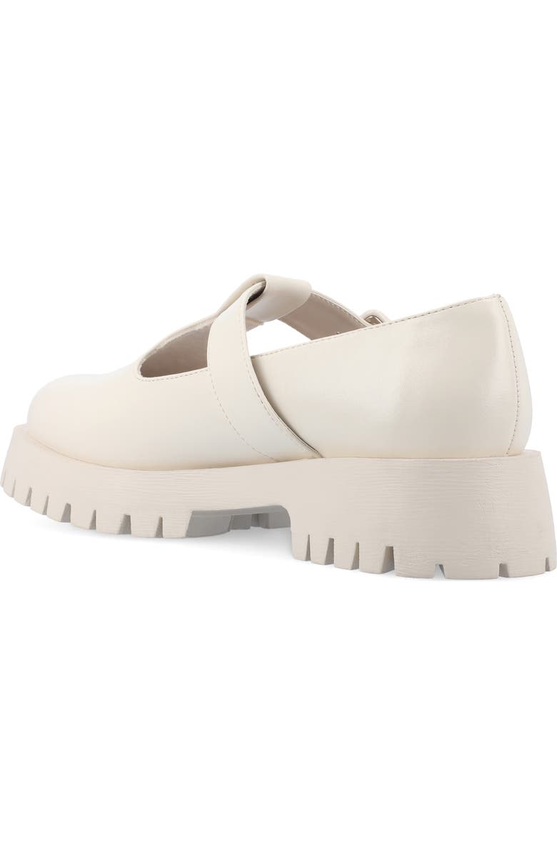 Journee Collection Suvi Mary Jane Loafer, Alternate, color, Bone