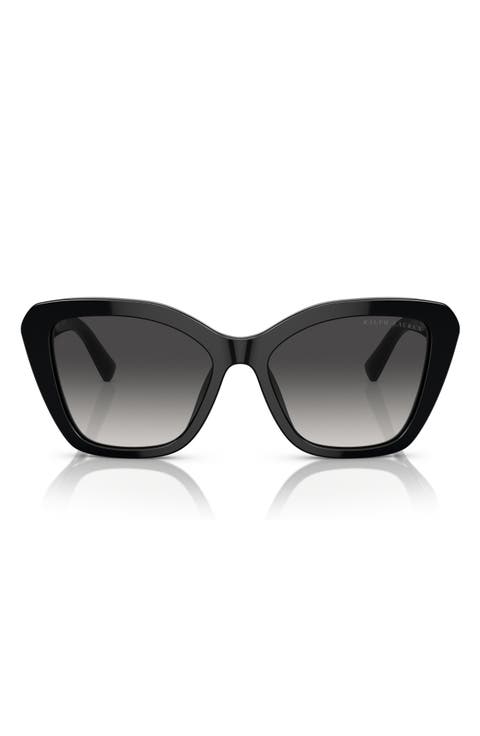 55mm Isabel Gradient Butterfly Sunglasses