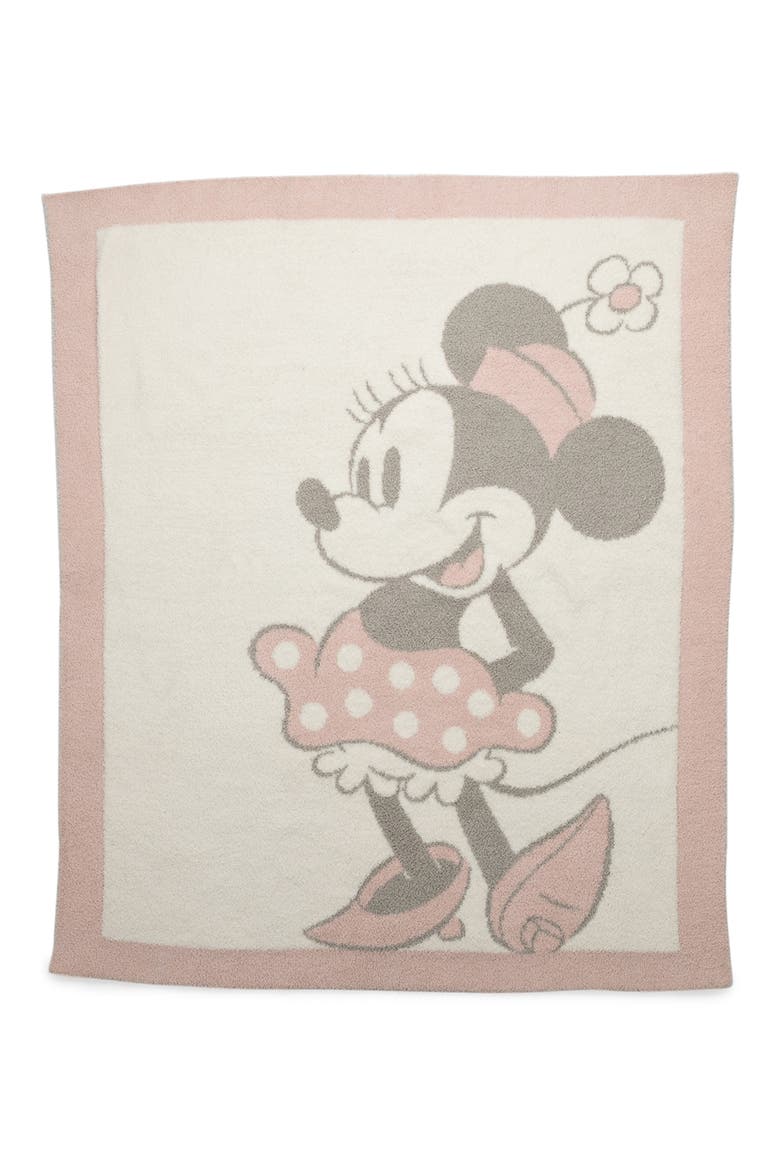 Cozychic™ Disney Mickey/Minnie Mouse Blanket, Main, color, DUSTY ROSE MULTI