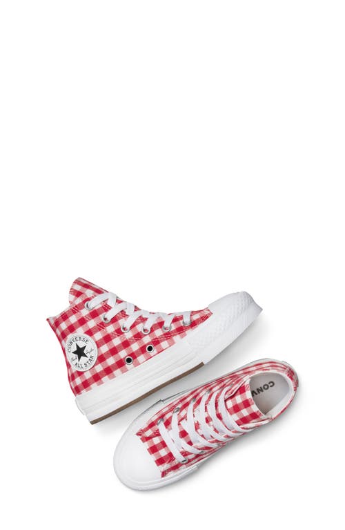 Converse Chuck Taylor All Star Eva Lift Gingham Canvas High Top Platform Sneaker