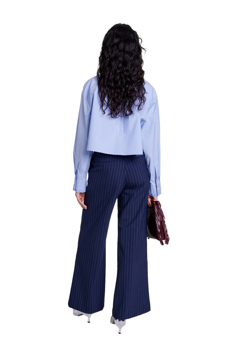 Shirt with removable tie, Alternate, color, Blue
