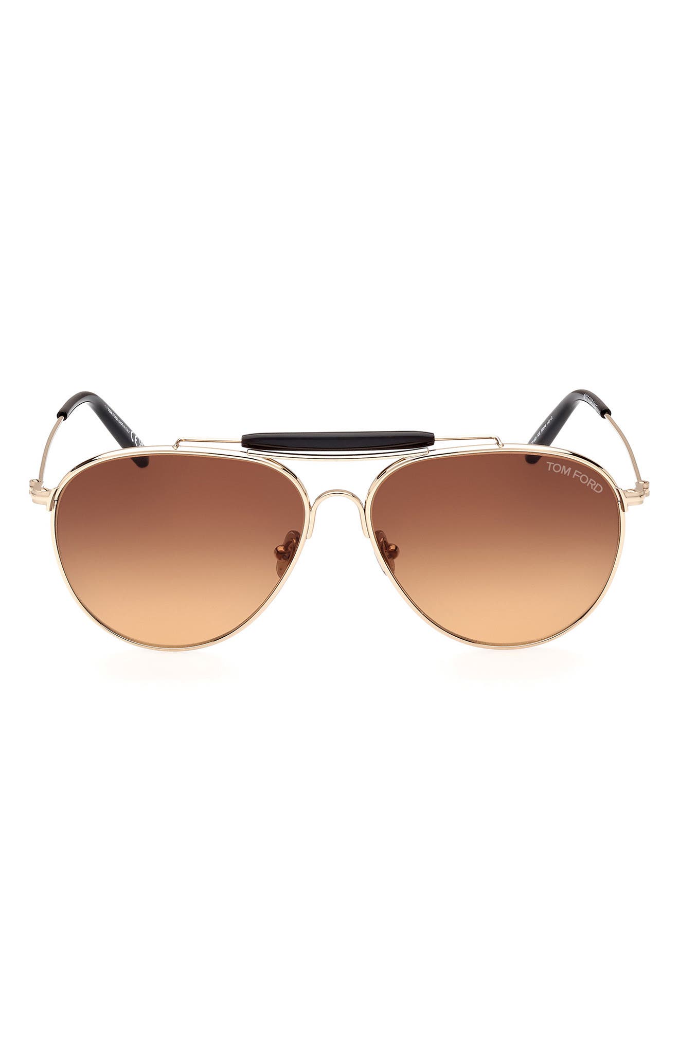 TOM FORD 59mm Pilot Sunglasses