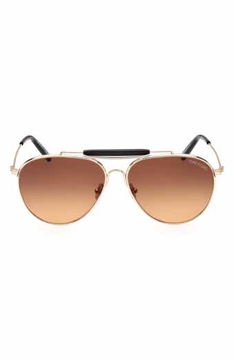 TOM FORD 59mm Pilot Sunglasses