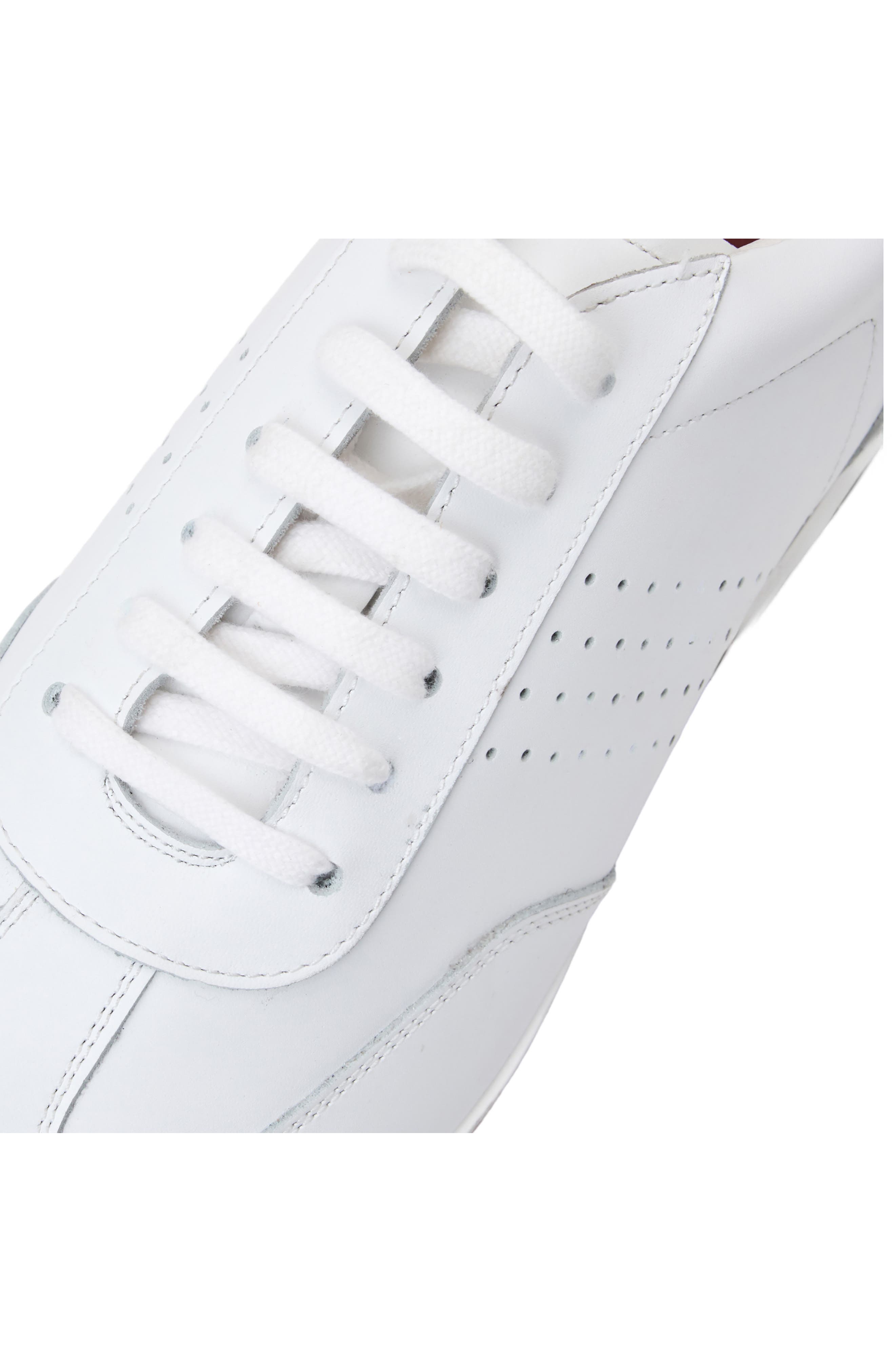Brozzi Low Top Leather Sneaker, Alternate, color, WHITE CALF