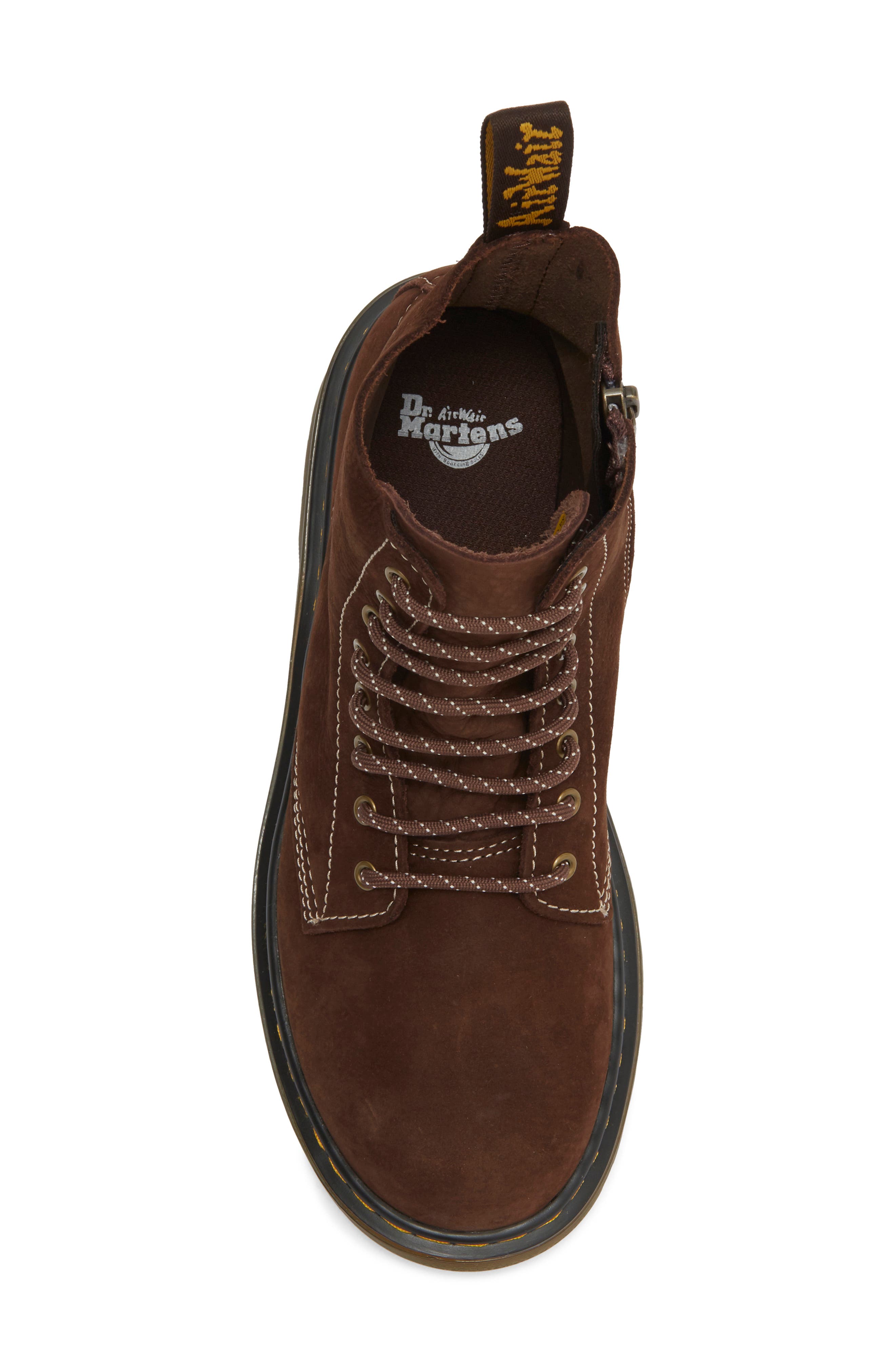 Dr. Martens Kids' 1460 Pascal Lace-Up Boot, Alternate, color, Dark Brown